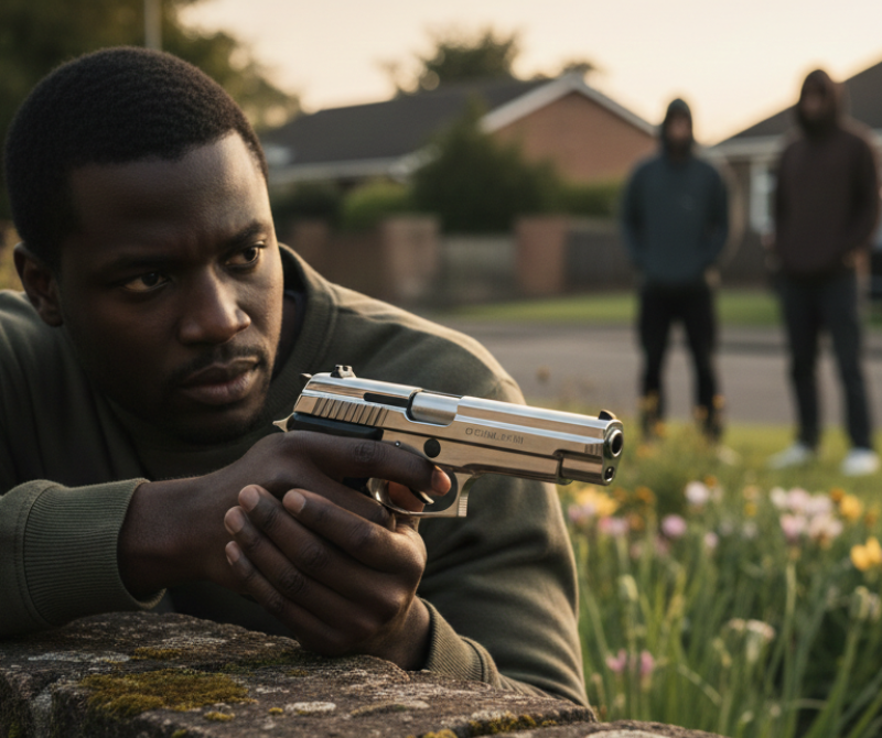 Blow P29 Shiny Chrome Blank-Firing Training Tool | Self-Defense Tool | Shiny Chrome